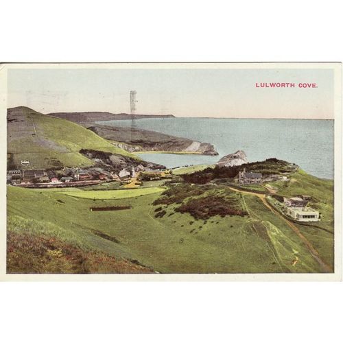 Postcard Lulworth Cove Dorset Weymouth 1939 Miss Sewell Yardley Birmingham