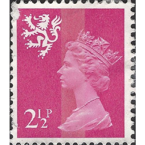 SCOTLAND, Queen Elizabeth Machin, pink 1971, 2½p, #3