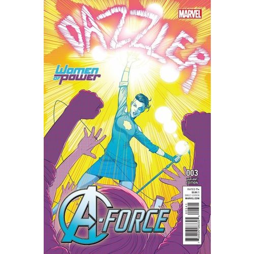 A-Force (2016) #3 Marvel AVENGERS She-Hulk CAPTAIN MARVEL Women of Power Variant