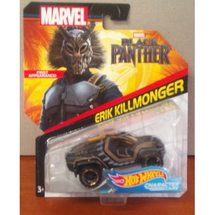 HOT WHEELS ' MARVEL ' ERIK KILLMONGER car (2018)