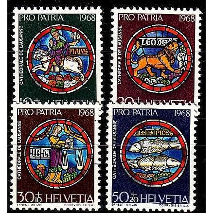 SCHWEIZ SWITZERLAND [1968] MiNr 0874-77 ( **/mnh ) Pro Patria