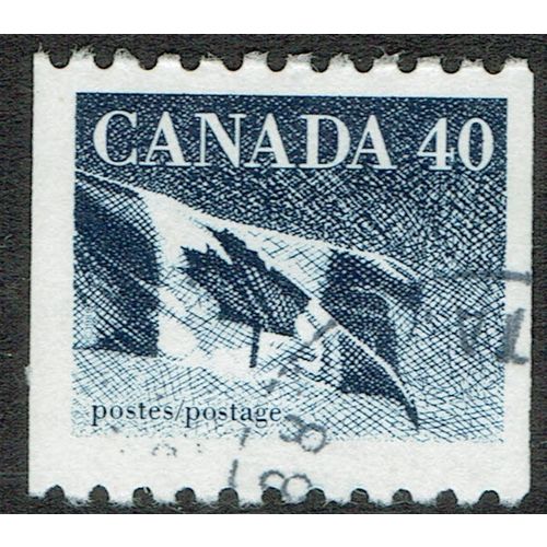 Canada 1989 Flags 40c Blue SG1361 FU