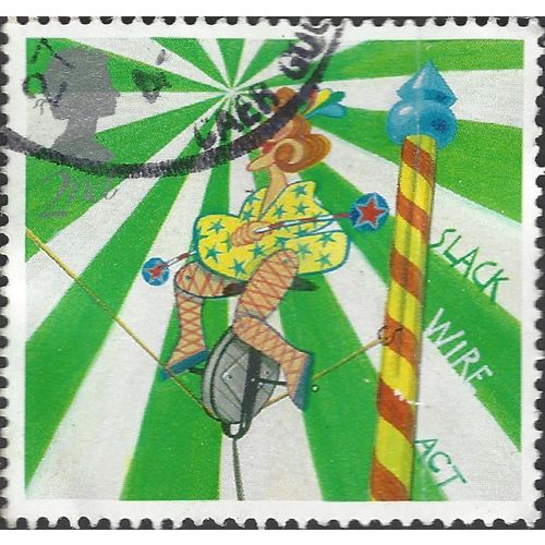 GB, Circus, Slack Wire, green 2002, 2nd, #2