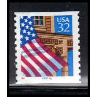 2913v 32c U.S. Flag Over Porch Very Fine MNH LGG CNS 99969 PA0831
