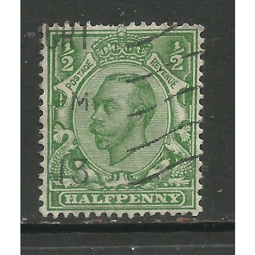 GB 1912 KGV 1/2 Green Downey head Wmk 103. ( T53 )
