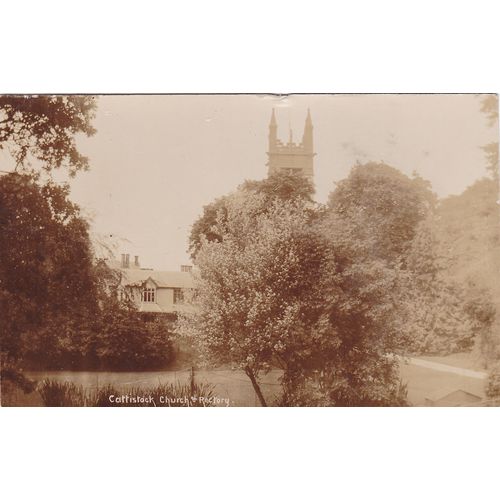 Cattistock Church & Rectory Dorset Postcard (DOR76255)