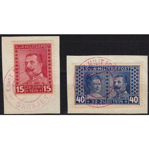 ÖSTERREICH AUSTRIA [BosHerz] MiNr 0121 ex ( BStk ) [01] rot-O