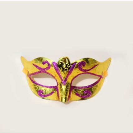 12PCS Prom Mardi Gras Assorted Metallic Plastic Eye Masks Costume Party Masks UK