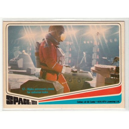1976 Donruss Space: 1999 Movie trading Card #12-crisp
