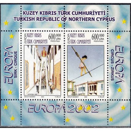 Kuzey Kibris 2002 Michel Bloc Feuillet 20 Neuf ** Cote (2009) 5.00 € Europa CEPT