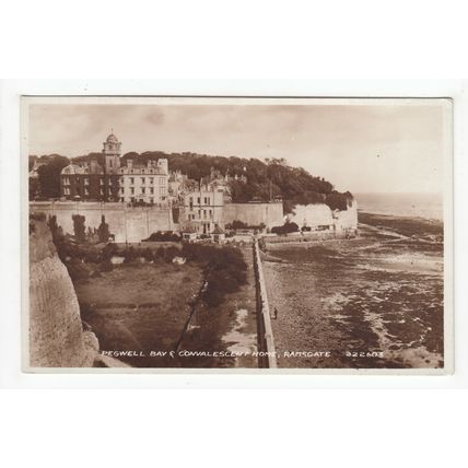 Pegwell Bay & Convalescent Home Ramsgate Postcard Kent
