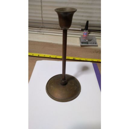 Vintage brass candlestick holder