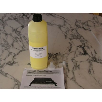 Yellow Toner Refill 1kg Samsung CLP-620 CLX-6220 6250 SCX6122 6320 CLT-Y5082L