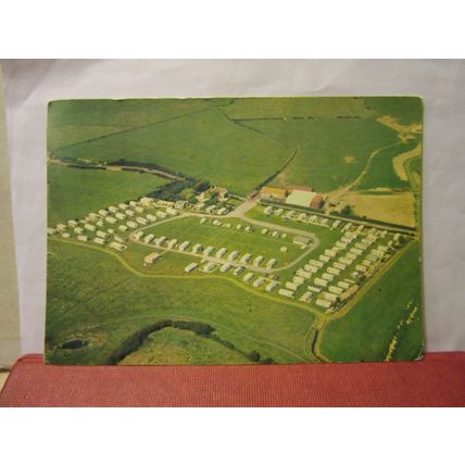 DIAMOND FARM CARAVANS, BREAN, BURNHAM-ON-SEA, SOMERSET used postcard 1975 pm =