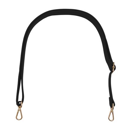 Faux Leather Replacement Shoulder Cross Body Handbag Strap (Black)