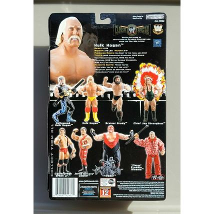 wwe wwf ljn classic superstars variant championship belt & hulk hogan figure