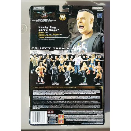 wwe wwf ljn classic superstars series 12 nasty boy jerry sags wrestling figure