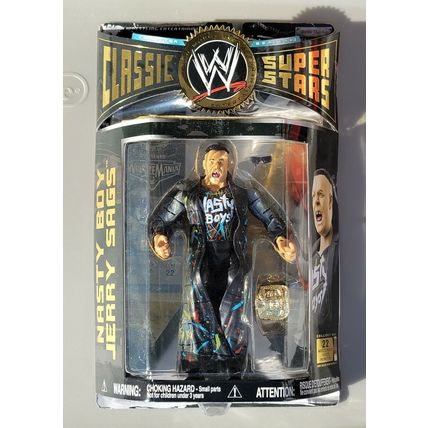 wwe wwf ljn classic superstars series 12 nasty boy jerry sags wrestling figure