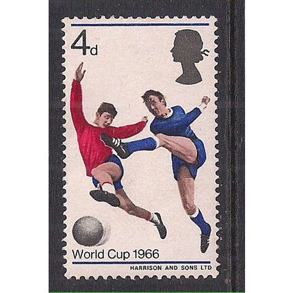 GB 1966 QE2 4d World Cup Football Umm SG 693 ( M374 )