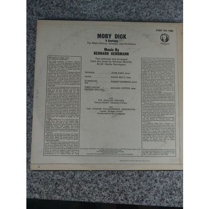 Bernard Herrmann – Moby Dick (TPLS13006) 1967 (LP)
