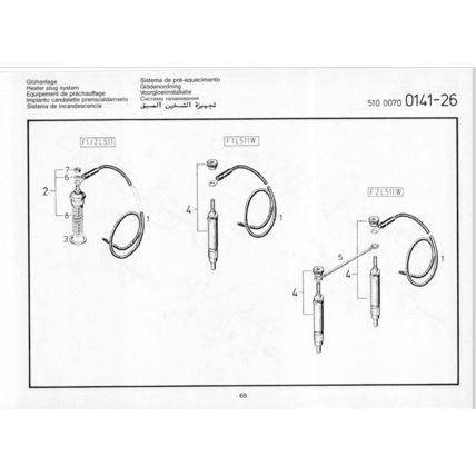 KHD Deutz FL511W Parts Catalogue 13th Edition 1989 2974220 PDF