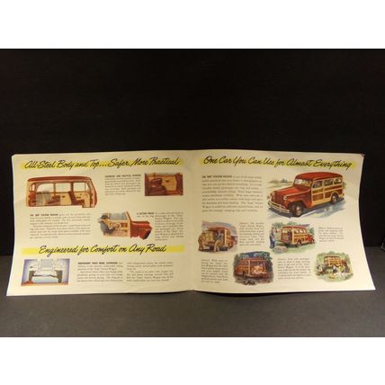 The 'Jeep' Station Wagon Willys-Overland 1947 Sales Brochure