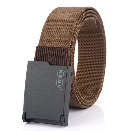 Casual men's belt nylon Versatile metal-free inner waist belt for jeans