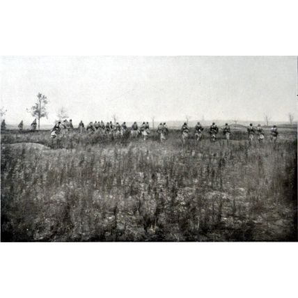COLONIAL INFANTRY ASSAULT IN CHAMPAGNE 1915 FRANCE WORLD WAR I PRINT