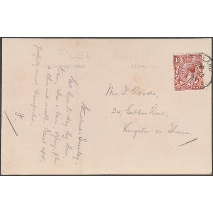 Studland Village, Dorset, 1921 - RP Postcard