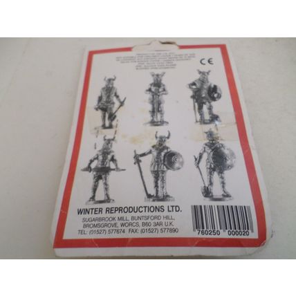 Legendary Vikings - Diecast figures - approx 4cm high - Winter Reproductions Ltd