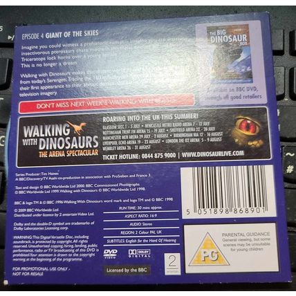 Walking With Dinosaurs DVD Promo The Sun Episode 4 Giant Of The Skies