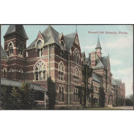 Russell Hill Schools, Purley, Surrey, c.1905-10 - Postcard