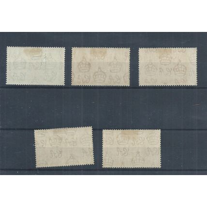 Barbados stamps. 1939 Tercentenary of General Assembly MH SG 257 - 261 (AF788)