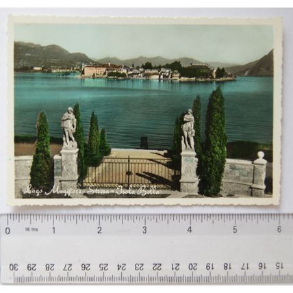 1957 postcard Lago Maggiore, Stresa Isola Bella