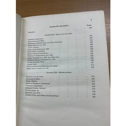 1934 GOVERNMENT OF BENGAL "REPORT ON ADMINISTRATION OF BENGAL 1932-33" BOOK (P4)