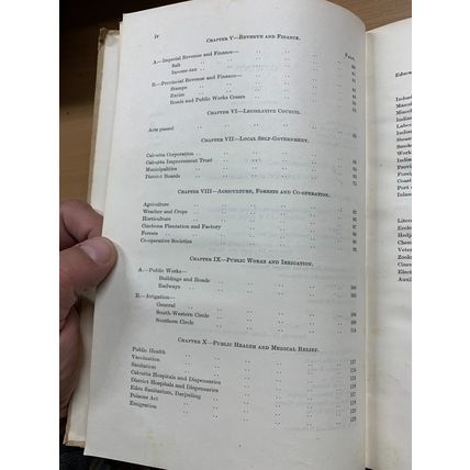 1934 GOVERNMENT OF BENGAL "REPORT ON ADMINISTRATION OF BENGAL 1932-33" BOOK (P4)