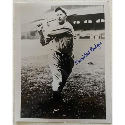 Morris "Red" Badgro Signed Autographed Vintage 8x10 Photo St. Louis Browns