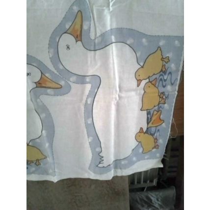 Fabric with Printed Cut outs to make Duck Pillows or cushions