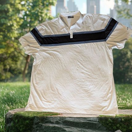 Callaway Mens Polo Golf Shirt Opti-Dri Blue 3X Polyester Blend Light Airy White