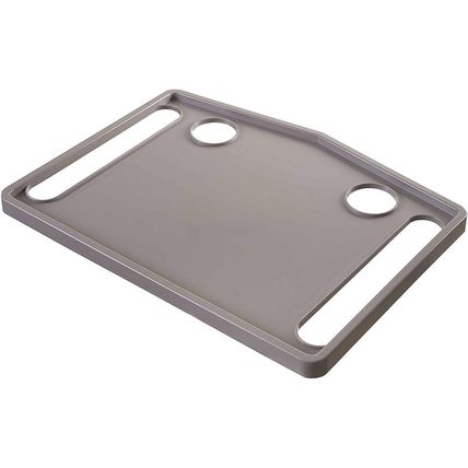 DMI Walker Tray with Cup Holders, Walker Tray for Folding Walkers, Gray