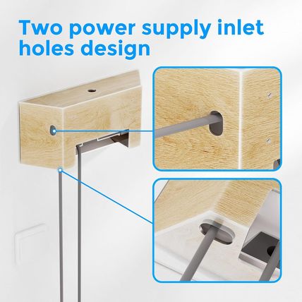 Starlink Router Gen 3 Mount, Wood Grain Starlink Router Wall Mount Box with Star