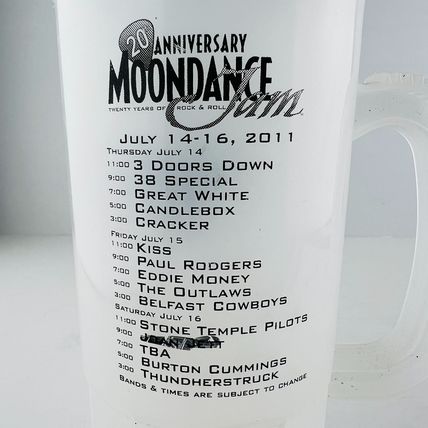 Moondance Jam Rock & Roll 20th Anniversary 2011 Beer Drinking Mug
