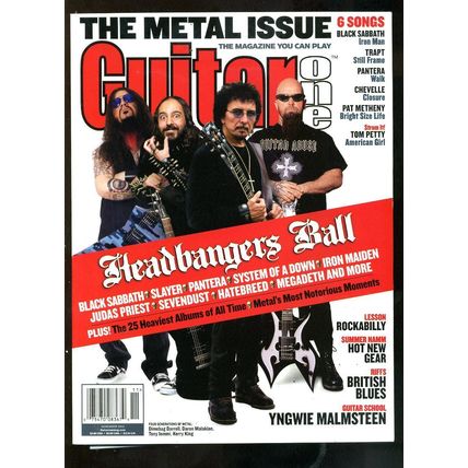 GUITAR ONE magz.THE METAL ISSUE Headbangers Ball, Black Sabbath, Judas Priest