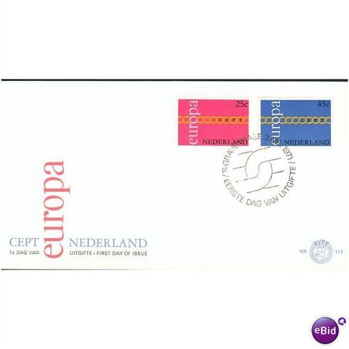 Netherlands FDI 1971 - SG 1131-1132 - Europa CEPT