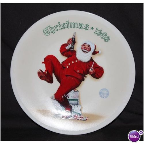 1989 Knowles Norman Rockwell Jolly Old St. Nick Collector's Plate