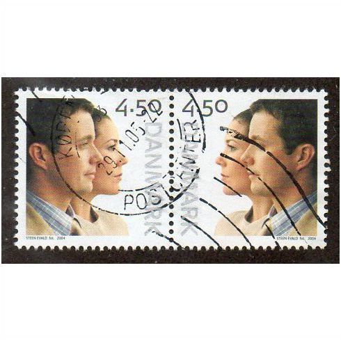 DEN 2004 4.50K ( SE~TE PAIR) 'ROYAL WEDDING ( EX MS)' FINE USED (EBID10-732)