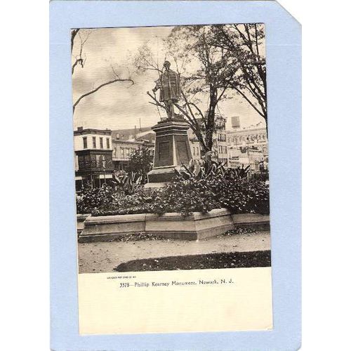 New Jersey Newark Phillip Kearney Monument ~847