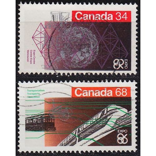 KANADA CANADA [1986] MiNr 0988,90 ( O/used )