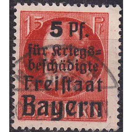GERMANY Bayern Bavaria [1919] MiNr 0172 ( O/used )