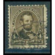 Used 222 4c Abraham Lincoln Barely Clears C3741
